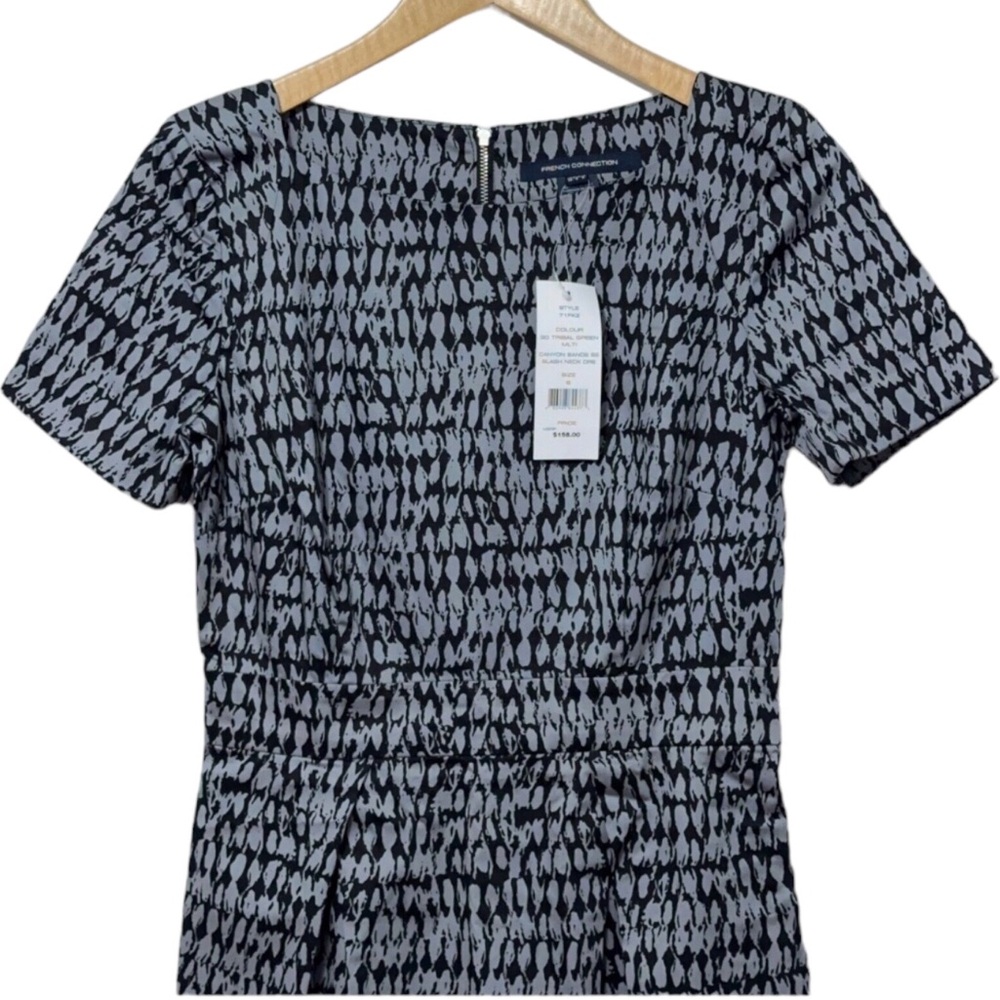 NWT French Connection Mini Dress Womens Size 6 Fall Casual - Picture 5 of 5